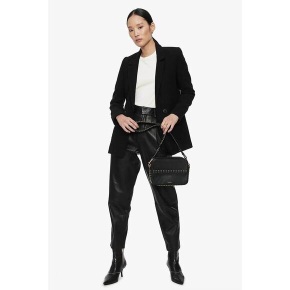 NWT Anine Bing Madeleine double-breasted blazer Size L - Picture 2 of 14